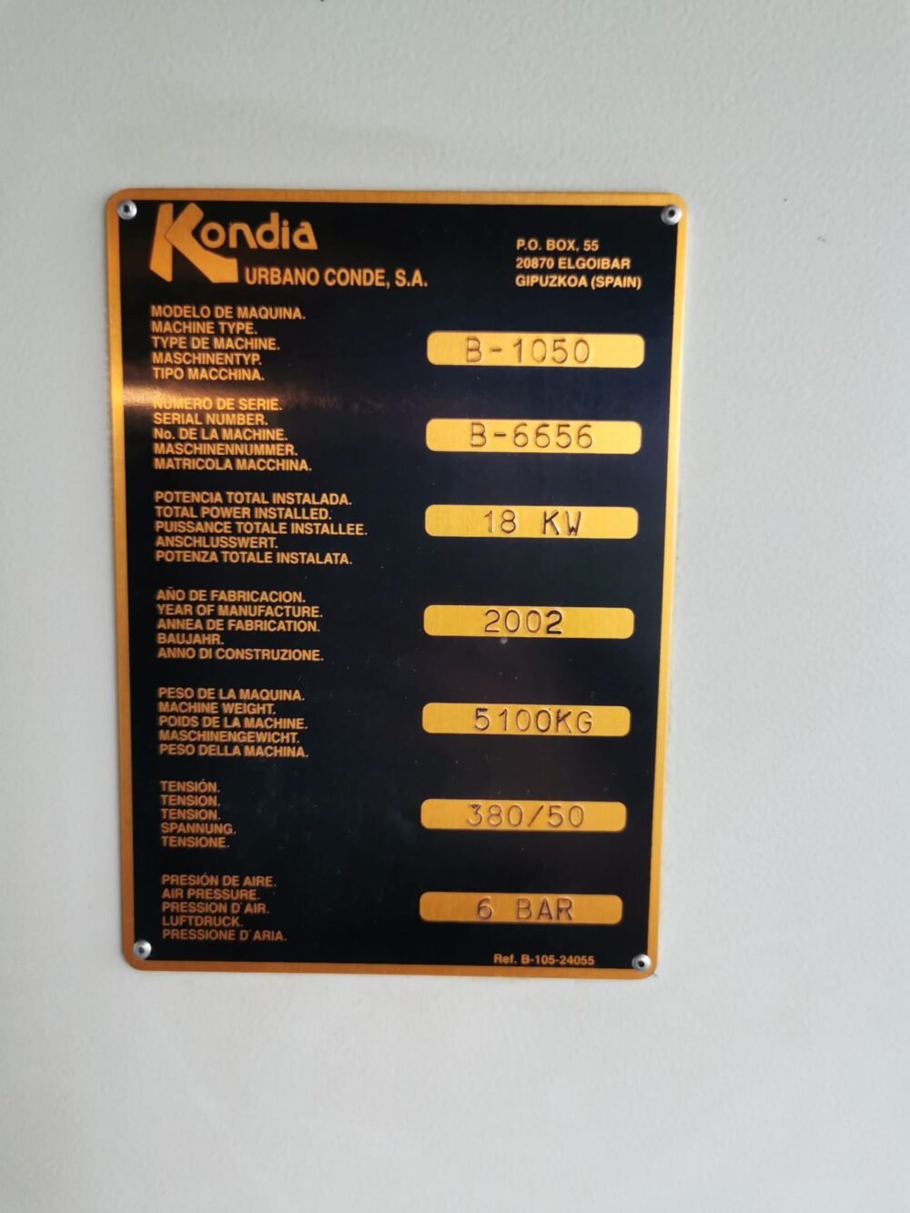 Kondia B1050