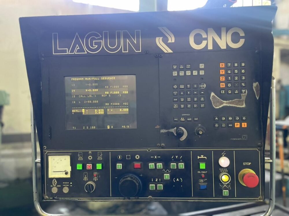 فرز لوگان اسپانیایی - حرکت ۳,۰۰۰ × ۱,۰۰۰ × ۱,۰۰۰ میلی‌متر، کنترلر هایدن‌هاین ۳۵۵ - تصویر 3