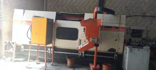 سنگ محور CNC - کارگیر ۱۰۰۰ × ۳۶۰ میلی‌متر، محورهای خط‌کش‌دار، ساخت ۱۹۹۶