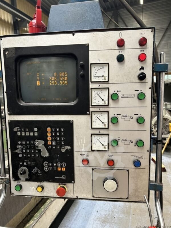 فرز CNC Zayer KF4000 - میز ۴,۰۰۰ × ۱,۰۰۰ میلی‌متر، کنترلر Heidenhain TNC 360 - تصویر 3