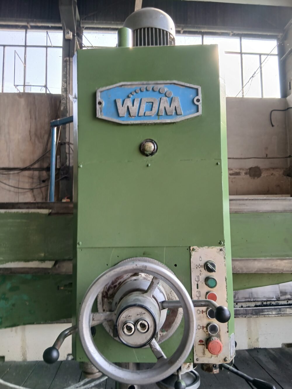 دریل رادیال ویدا (Weida) بازو ۱۶۰ سانتی‌متر – مورس ۵ – ریل و گیربکس سالم و کامل | آذر سی ان سی - تصویر 5